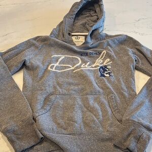 Vintage Duke Gray Hoodie Sweatshirt